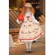 Miss Point Strawberry Pictorial Blouse Salopette JSK and One Piece(Reservation/2 Colours/Full Payment Without Shipping)